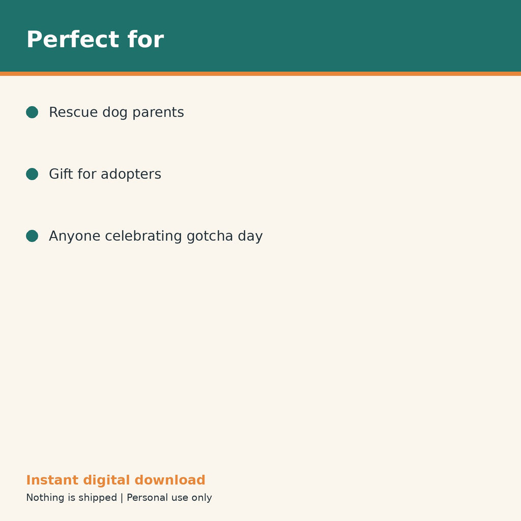 Dog Adoption Anniversary Memory Book printable PDF, image 10