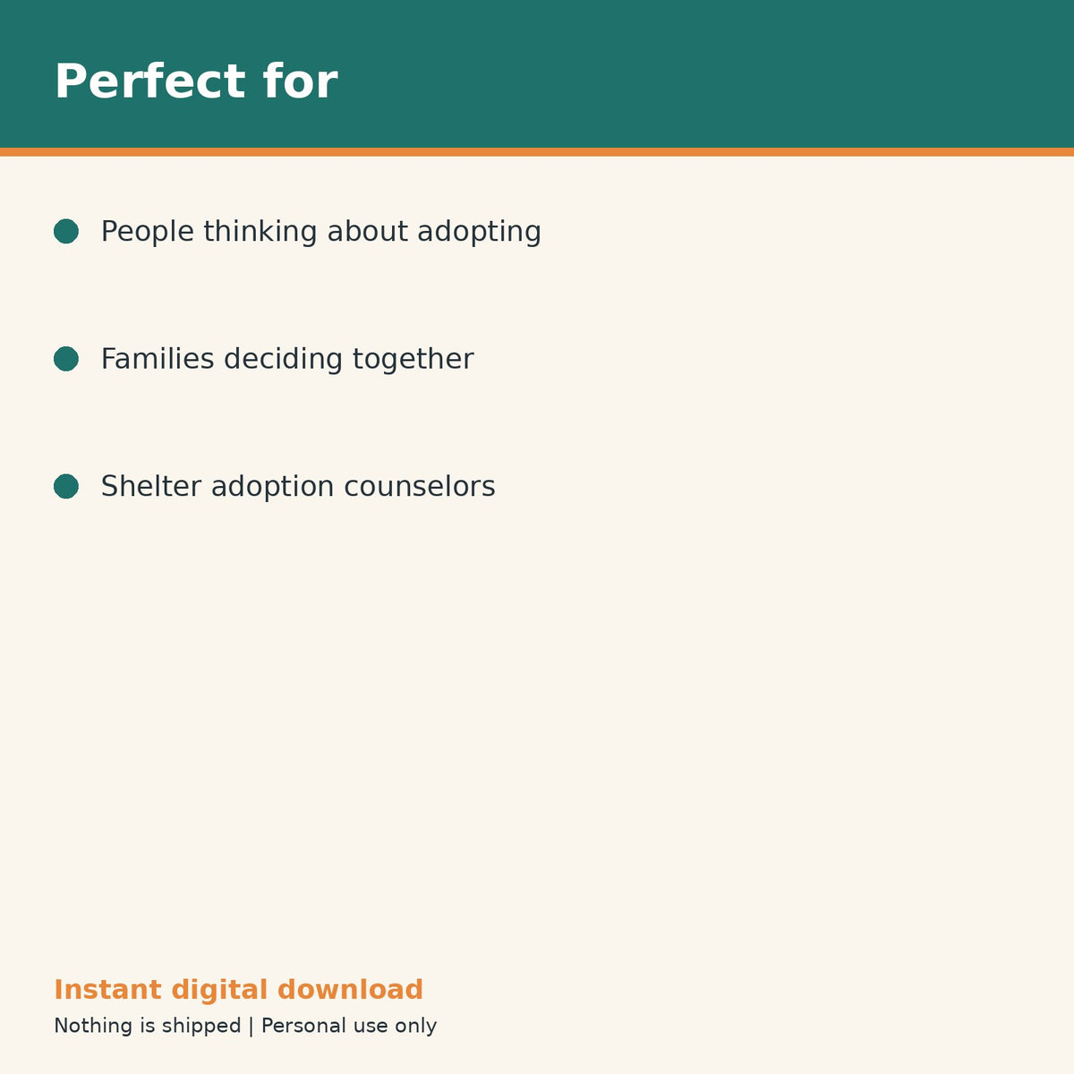 Dog Adoption Decision Checklist printable PDF, image 10