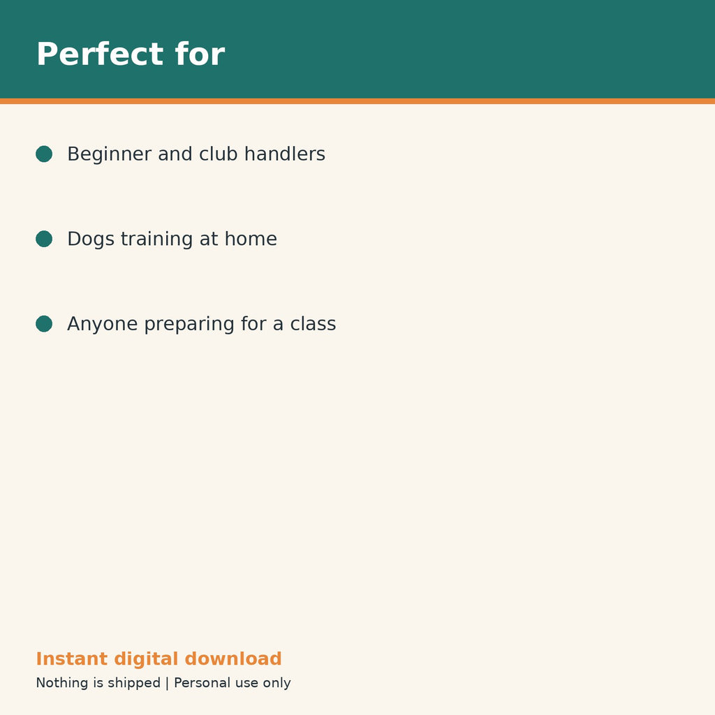 Dog Agility Practice Tracker printable PDF, image 10