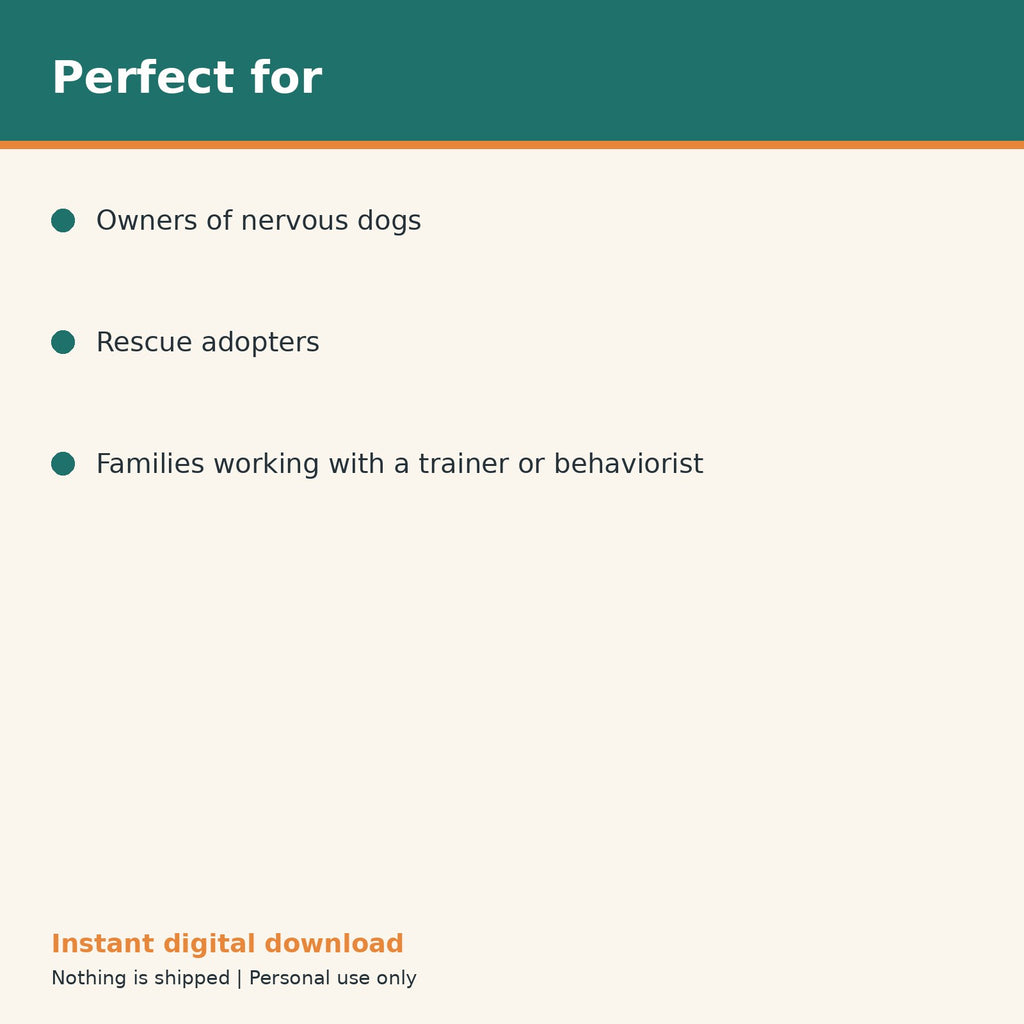 Dog Anxiety Trigger Tracker printable PDF, image 10