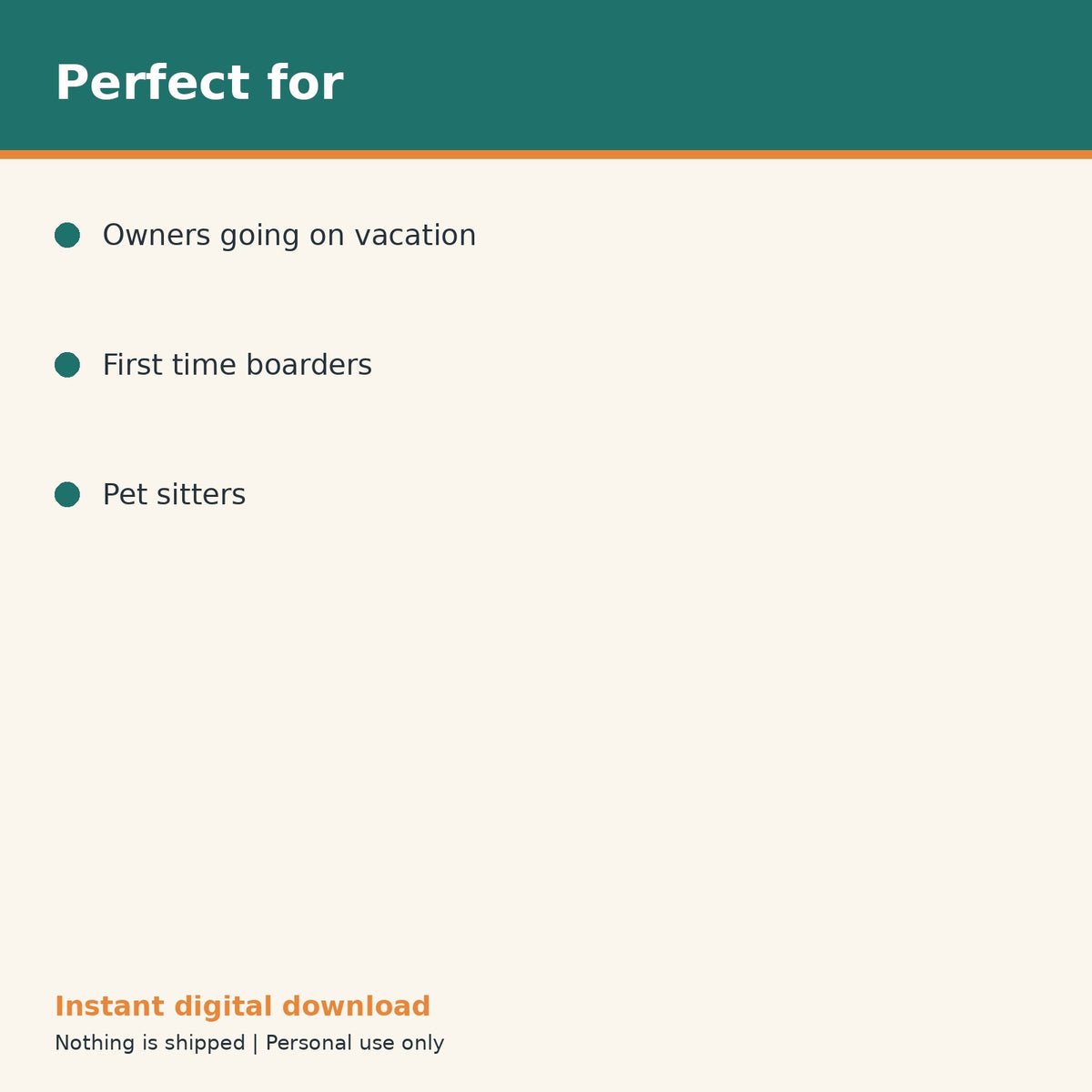 Dog Boarding & Kennel Prep Checklist printable PDF, image 10