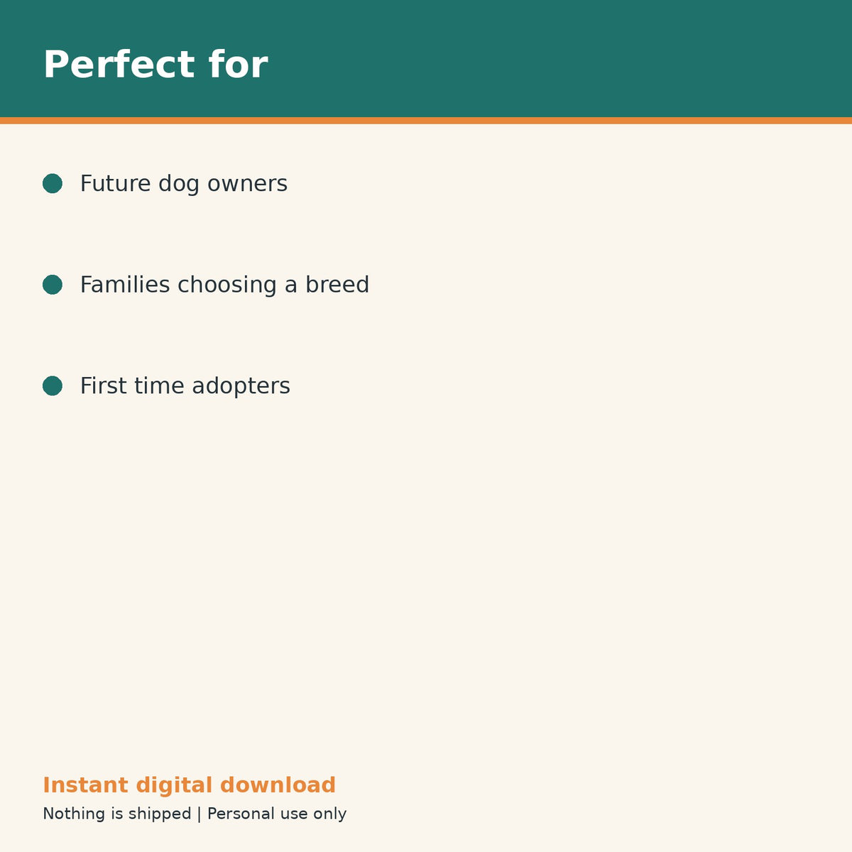 Dog Breed Research Planner printable PDF, image 10