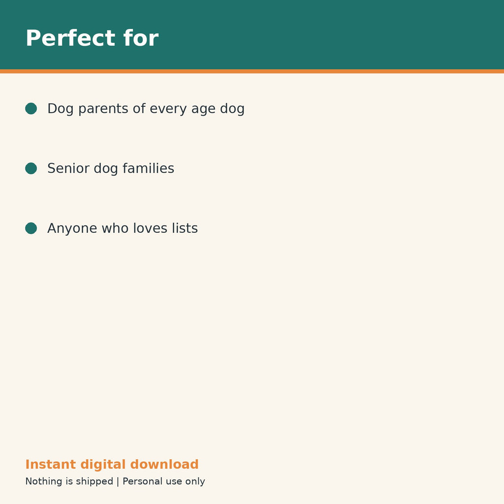Dog Bucket List Planner printable PDF, image 10