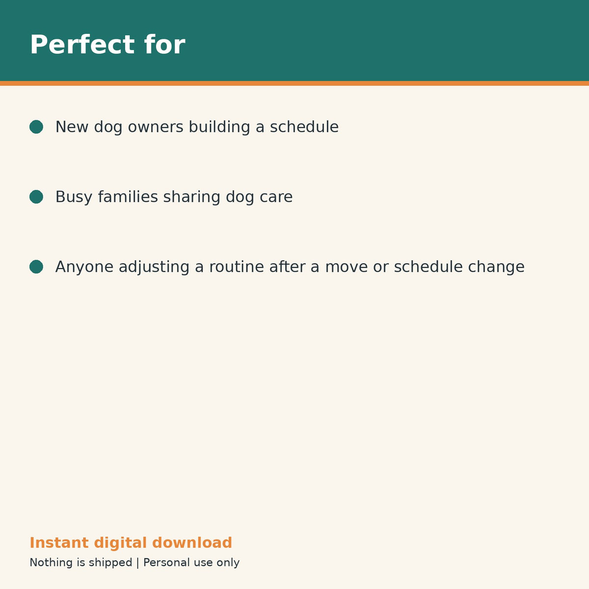 Dog Daily Routine Planner printable PDF, image 10