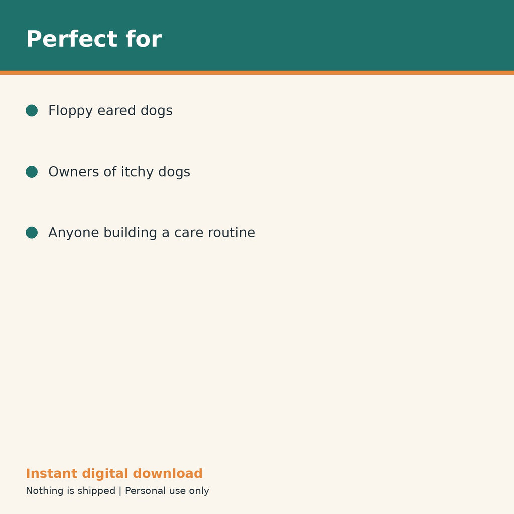 Dog Ear & Skin Care Tracker printable PDF, image 10