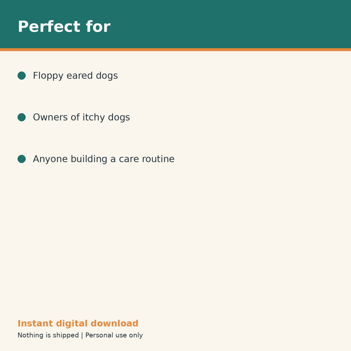 Dog Ear & Skin Care Tracker printable PDF, image 10