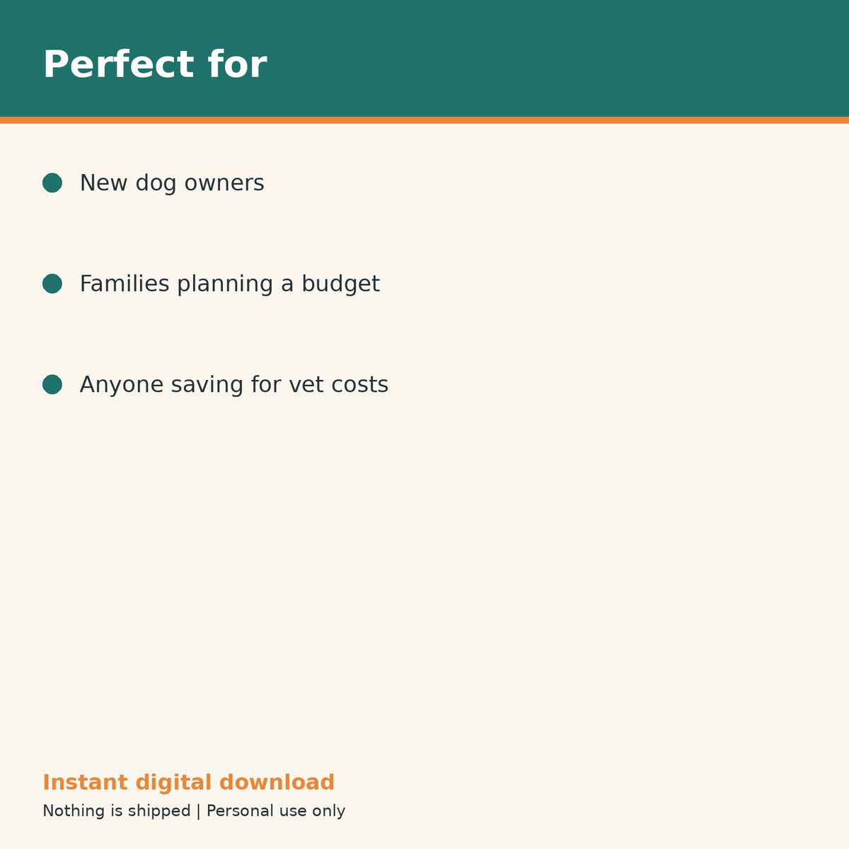 Dog Monthly Budget Planner printable PDF, image 10