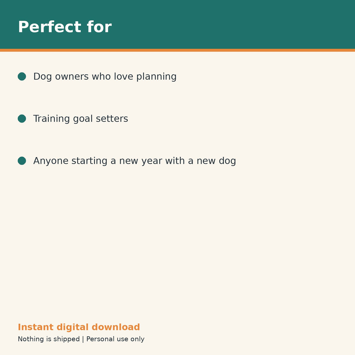 Dog New Year Goals Planner printable PDF, image 10