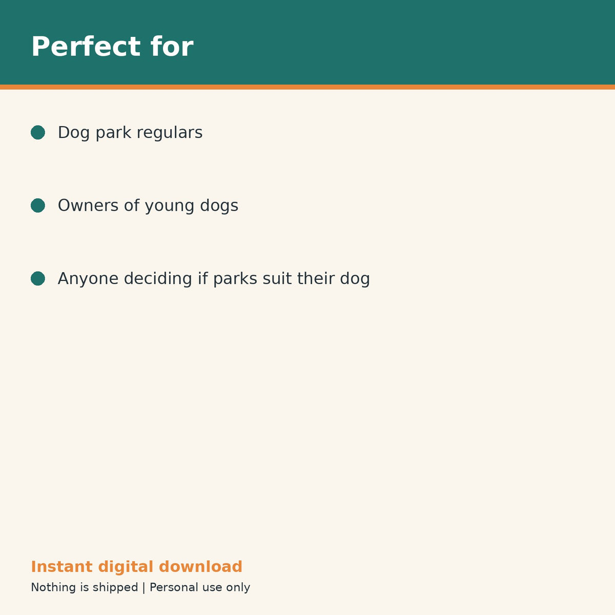 Dog Park Visit Log & Etiquette Checklist printable PDF, image 10