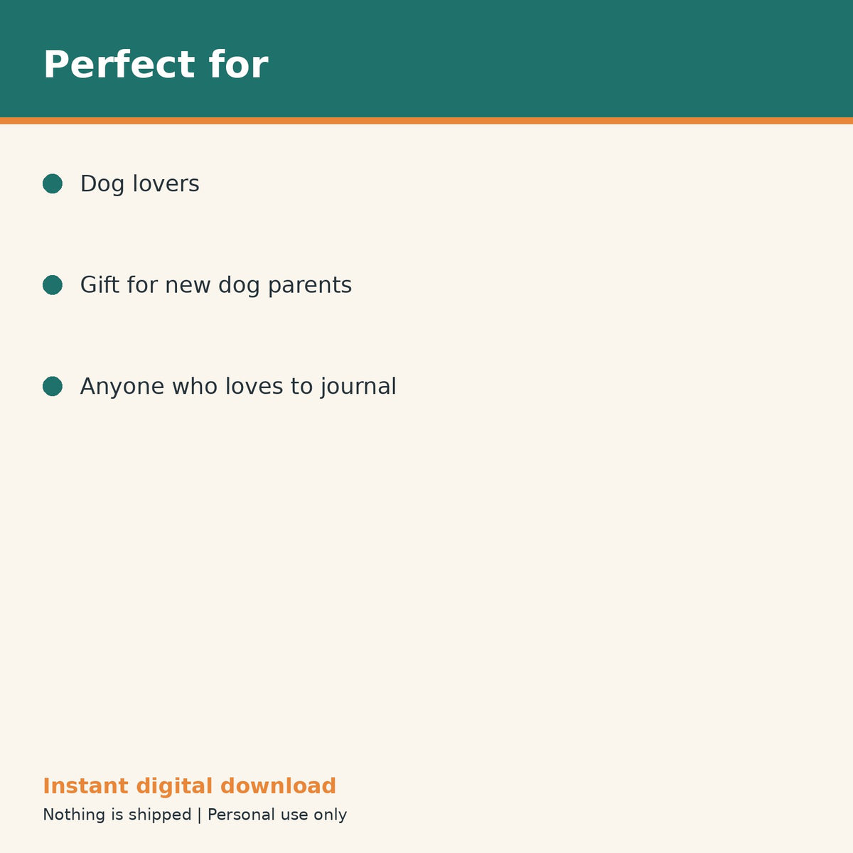 Dog Photo & Memory Journal printable PDF, image 10