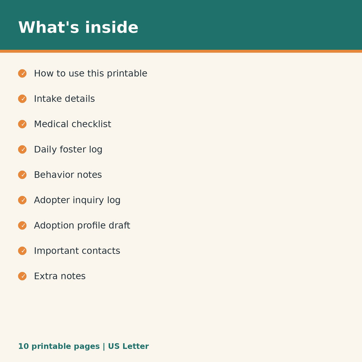 Dog Rescue & Foster Intake Forms printable PDF, image 2