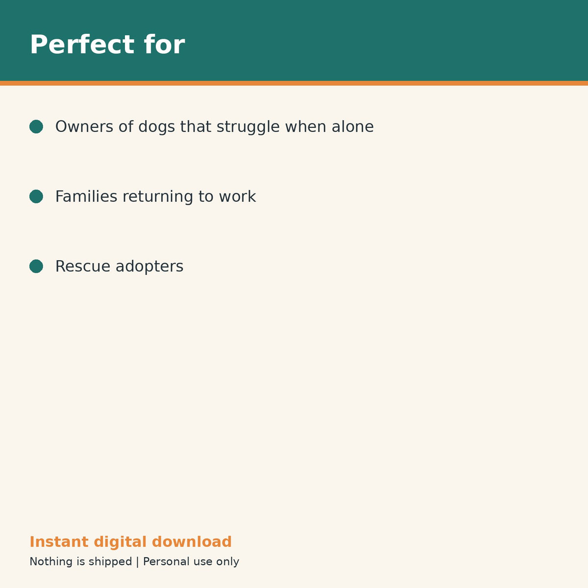 Dog Separation Anxiety Training Plan printable PDF, image 10