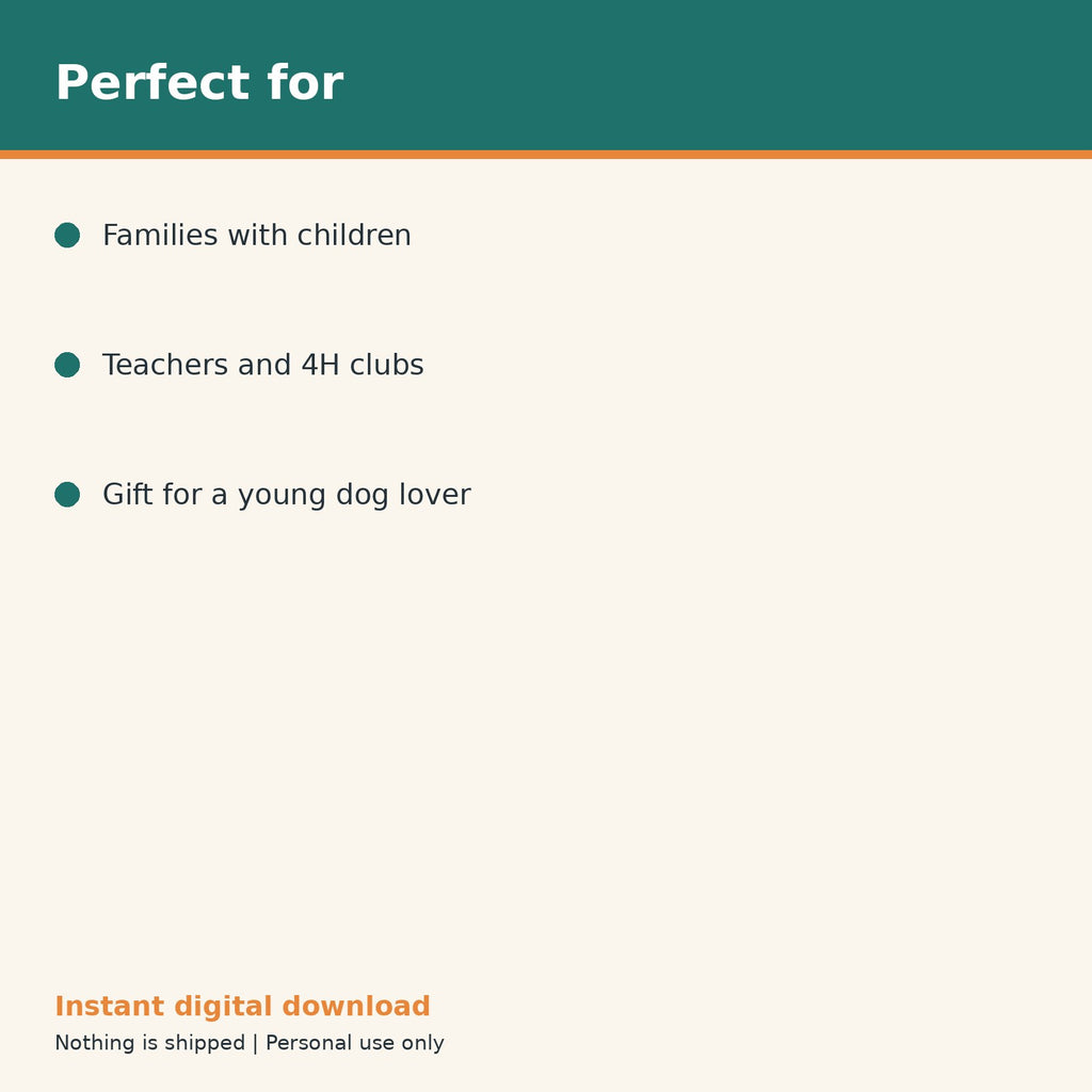 Dog Training Reward Chart for Kids printable PDF, image 10