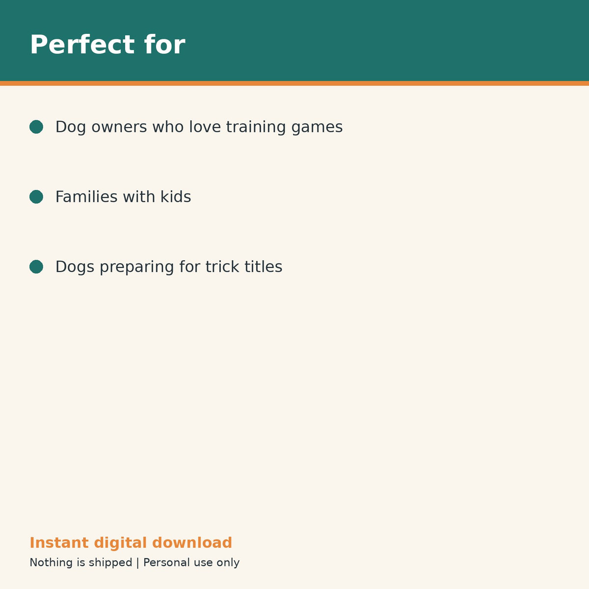 Dog Trick Training Tracker printable PDF, image 10