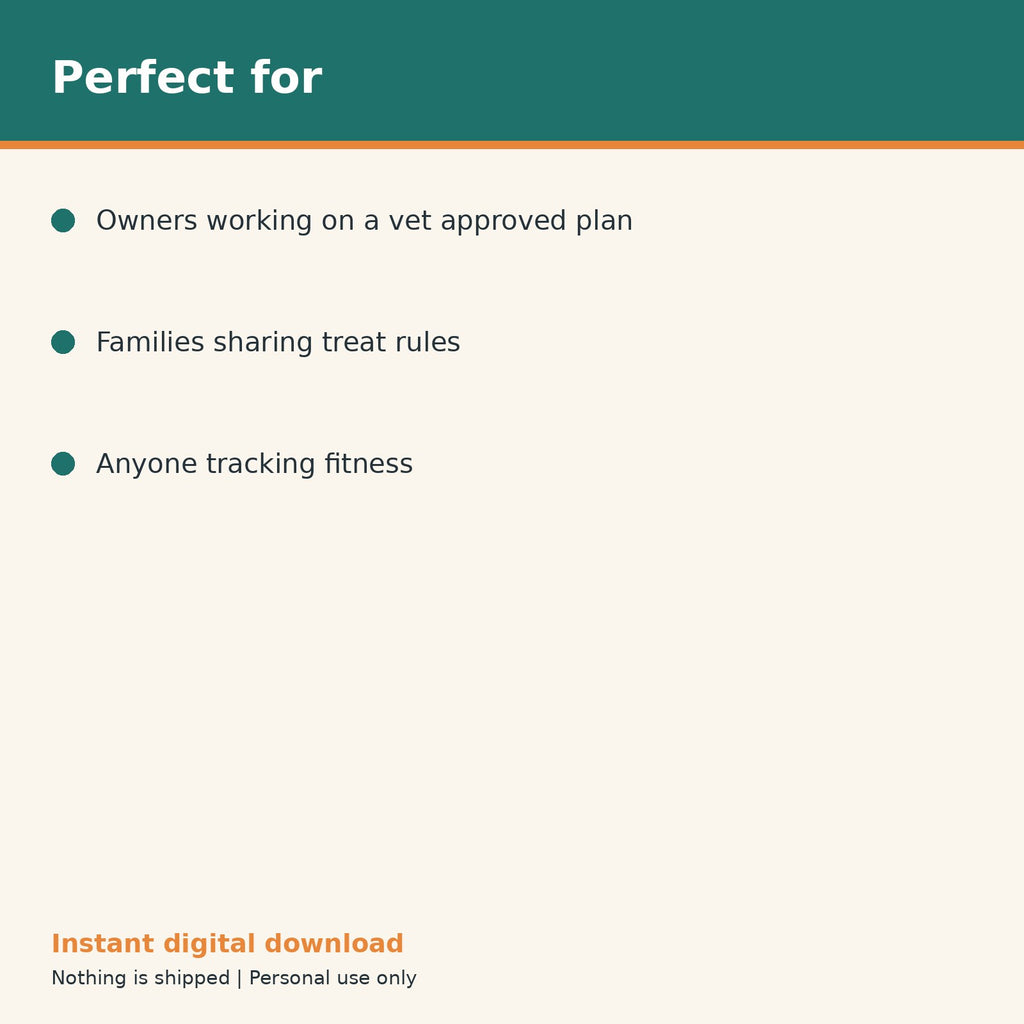 Dog Weight Loss & Fitness Tracker printable PDF, image 10