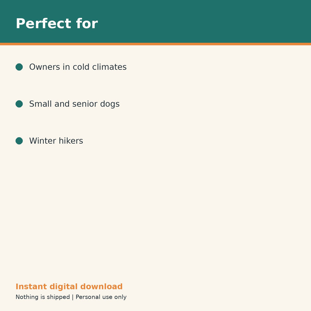Dog Winter Care Checklist printable PDF, image 10