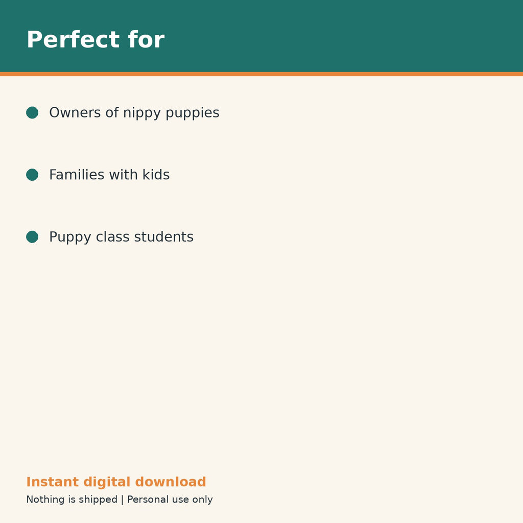 Puppy Bite Inhibition Training Log printable PDF, image 10