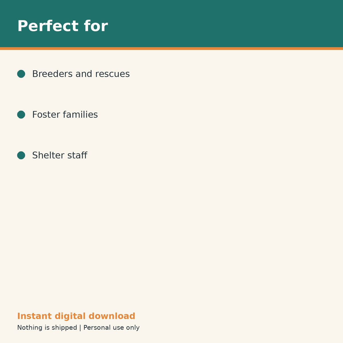 Puppy Buyer Care Instructions Sheet printable PDF, image 10