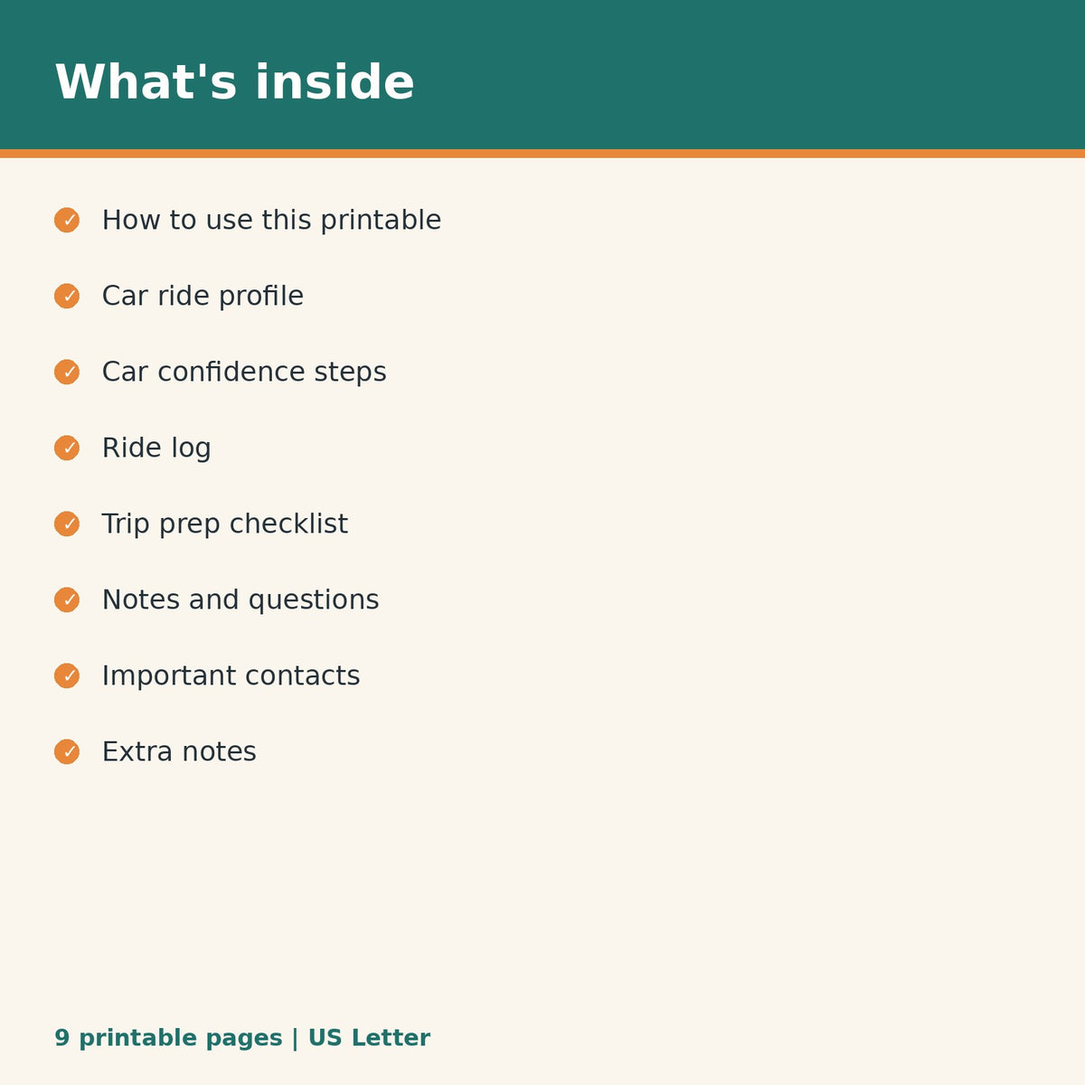 Puppy Car Ride Confidence Log printable PDF, image 2