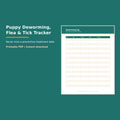 Puppy Deworming, Flea & Tick Tracker printable PDF, image 1