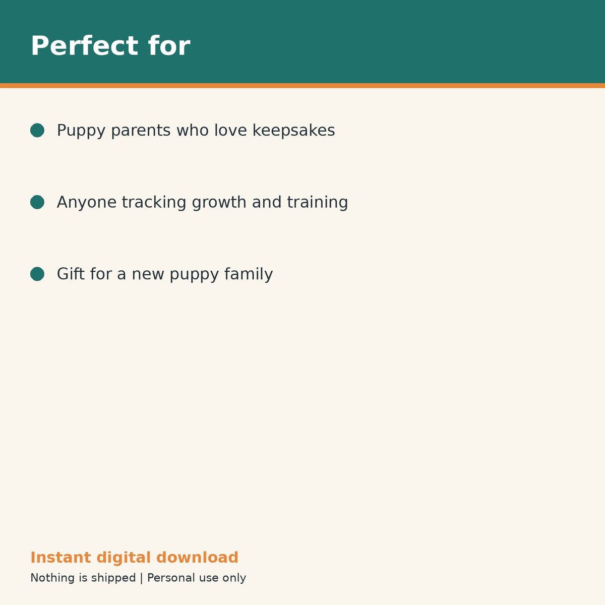 Puppy First Year Milestone Tracker printable PDF, image 10