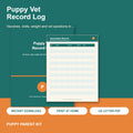 Puppy Vaccination & Vet Record Log Printable | Dog Health Record Book (PDF)