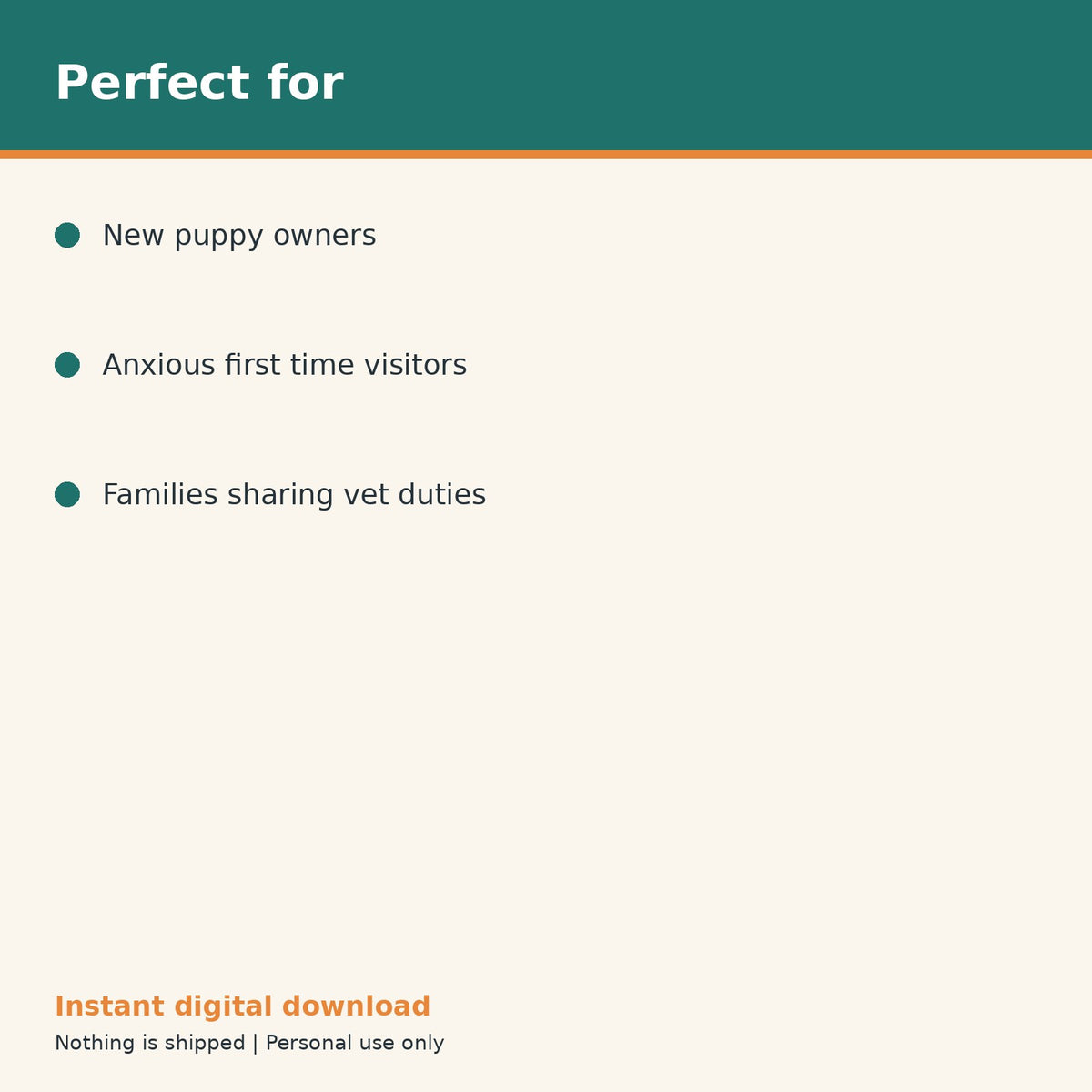Puppy Vet Visit Prep Sheet printable PDF, image 10
