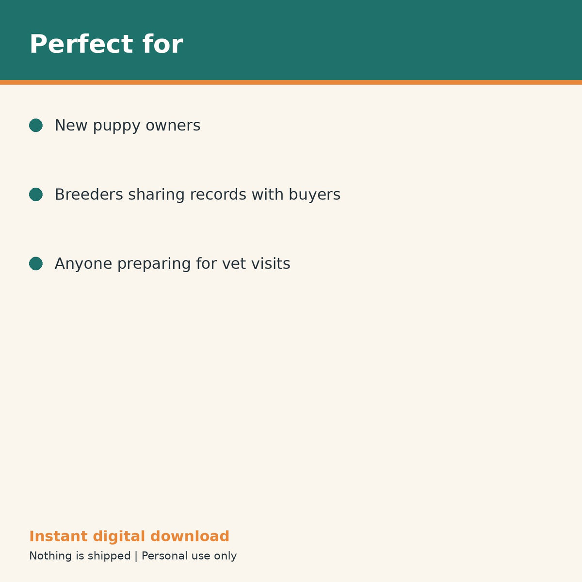Puppy Weight & Growth Tracker printable PDF, image 10